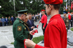 В Златоусте в рамках I Антифашистского слета открыли бюст маршалу Советского Союза Борису Шапошникову