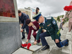 В Златоусте в рамках I Антифашистского слета открыли бюст маршалу Советского Союза Борису Шапошникову